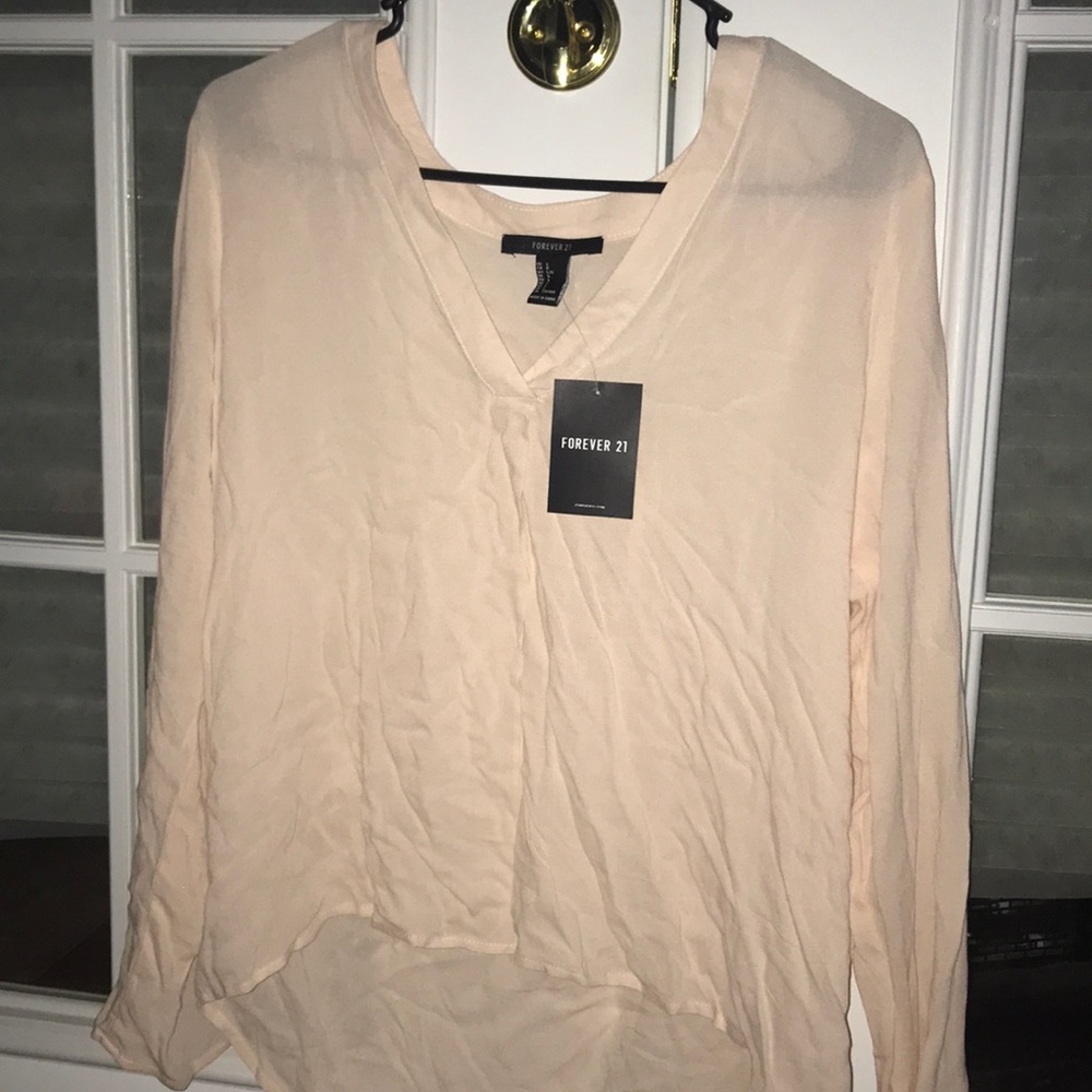 Sheer Light Pink Shirt! (Size L)